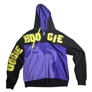 Disney Parks Oogie Boogie Purple Zip-Up Purple Hoodie Size: M